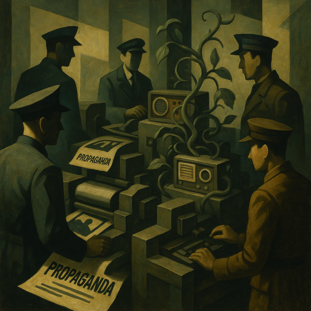 Surreal Propaganda in an Industrial Lab